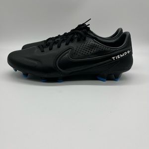 Nike Tiempo Legend 9 Pro FG Black Dark Smoke Grey box no lid